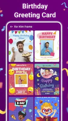 Birthday Card Maker android App screenshot 5